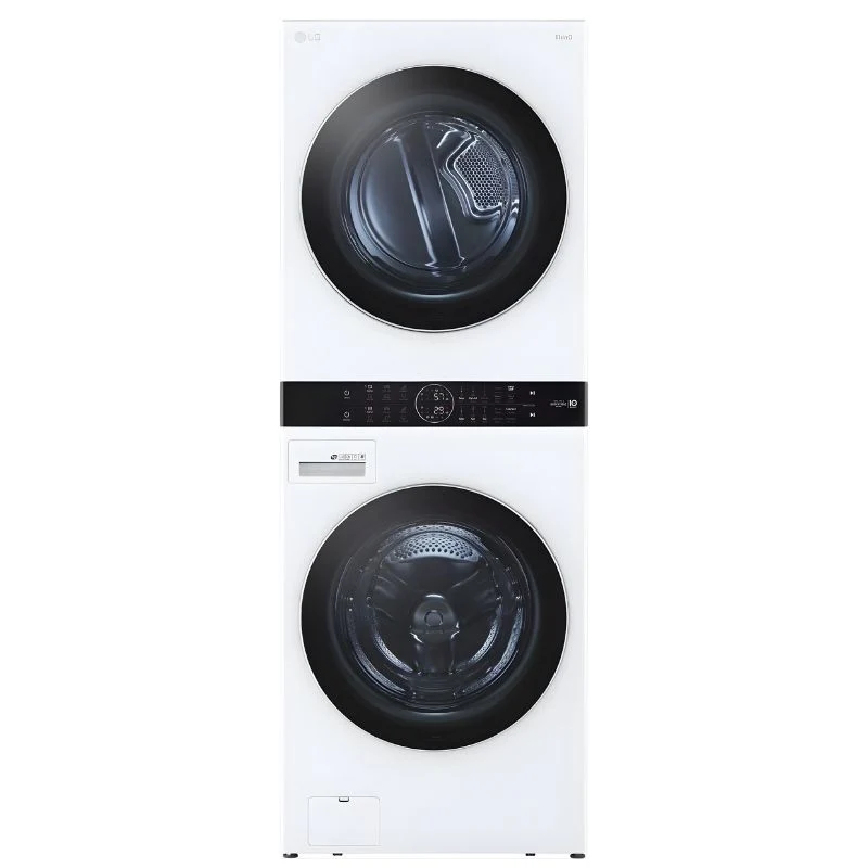 WKEX200HWA - LAUNDRY CENTERS - LG - Stacked Washer/Dryer - Electric - White - Open Box