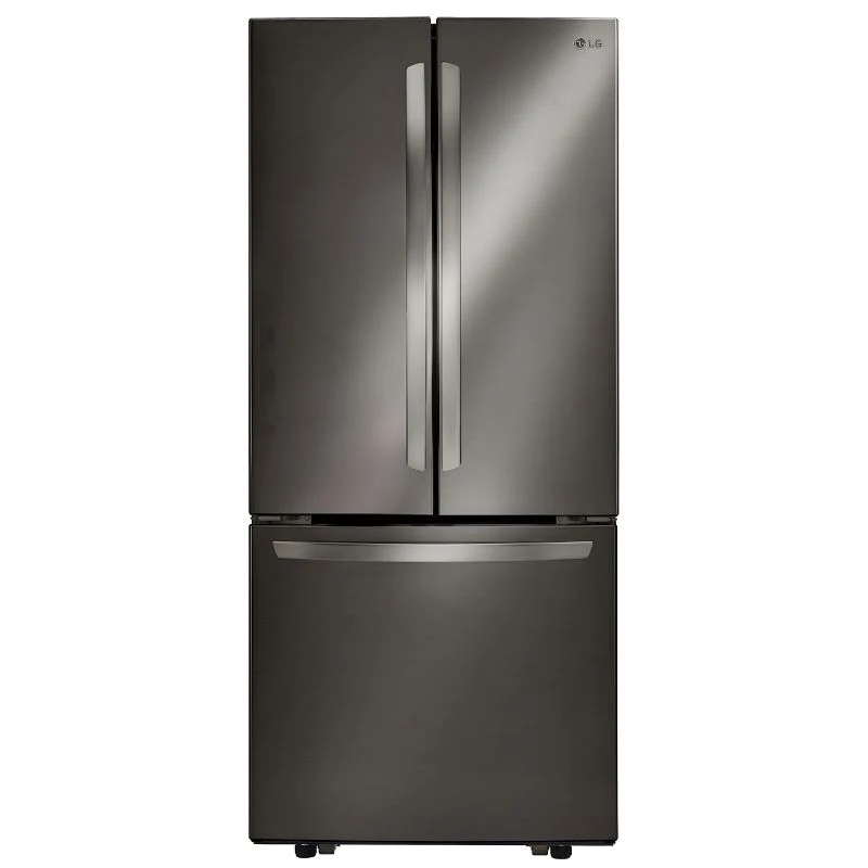 LRFNS2200D - REFRIGERATORS - LG - French 3-Door - Black Stainless - Open Box