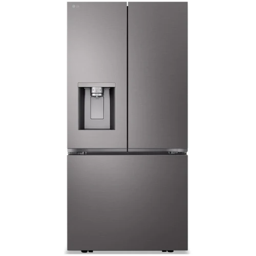 LF25S6330D - REFRIGERATORS - LG - French 3-Door - Black Stainless - Open Box