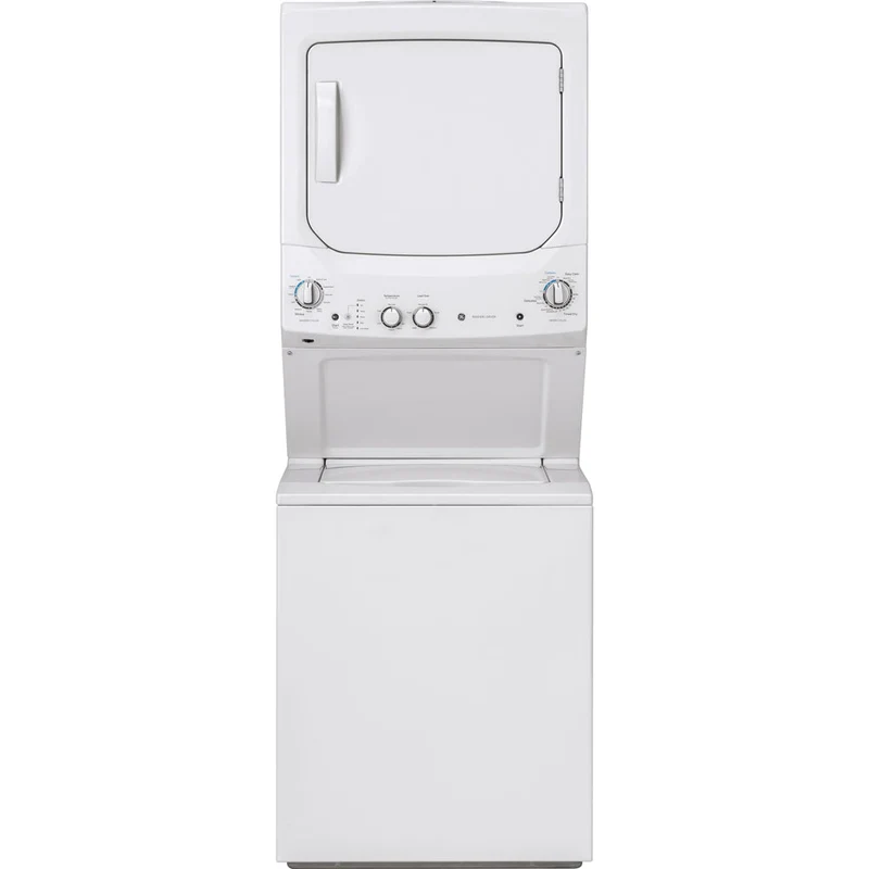 GUD24ESMMWW - LAUNDRY CENTERS - GE - Stacked Washer/Dryer - Electric - White - Open Box