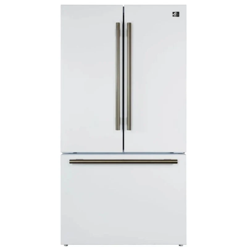 FFFFD178336WHT - REFRIGERATORS - Forno - French 3-Door - White - Open Box