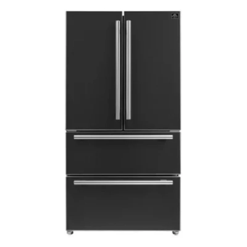 FFRBI1820-36BLK - REFRIGERATORS - Forno - French 4-Door - Black - Open Box