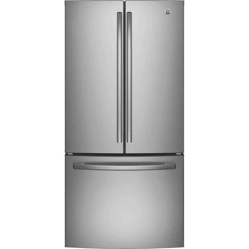 GNE25DYRKFS - REFRIGERATORS - GE - French 3-Door - Stainless Steel - Open Box