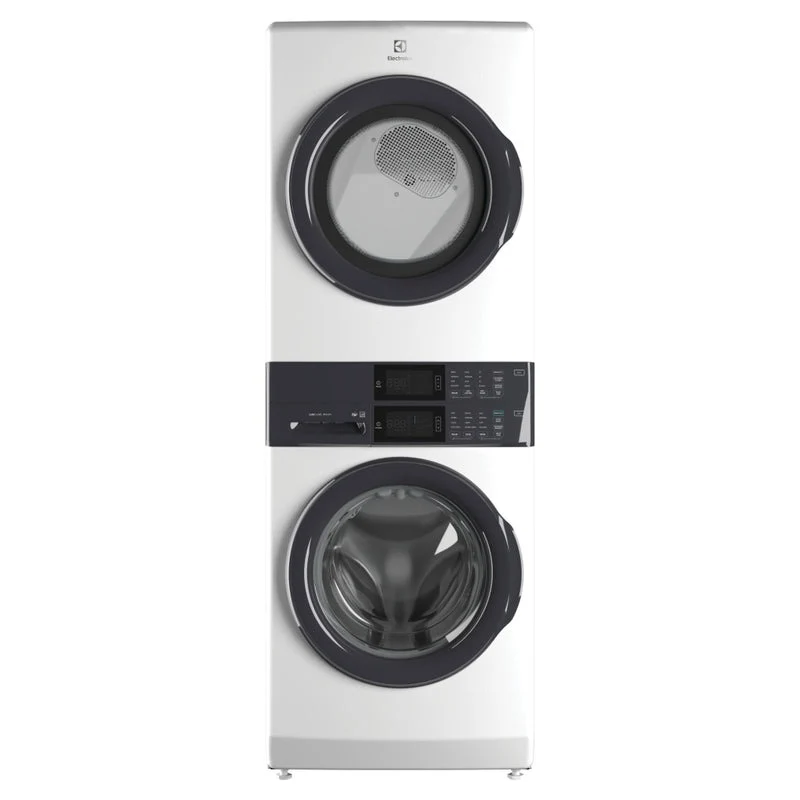 ELTE730CAW - LAUNDRY CENTERS - Electrolux - Stacked Washer/Dryer - Electric - White - Open Box
