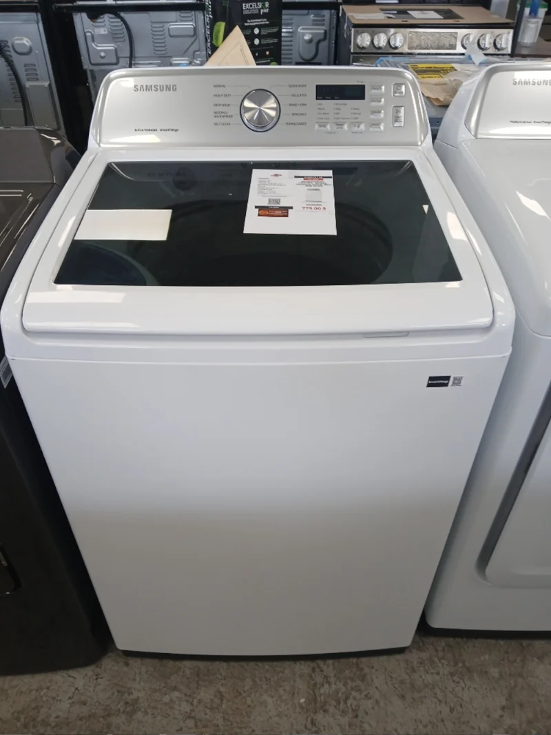 WA46CG3505AW - WASHERS - Samsung - Top Loading - White - Open Box