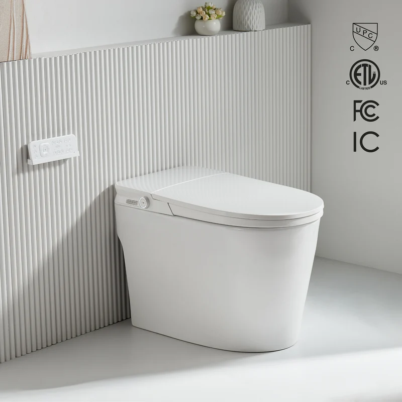 FORNO ACQUA Luxurious Super Smart Toilet. Includes Bidet, Heated Seat, Auto Flush, Auto Lid, Powerful Flush, Ideal for master bathrooms.