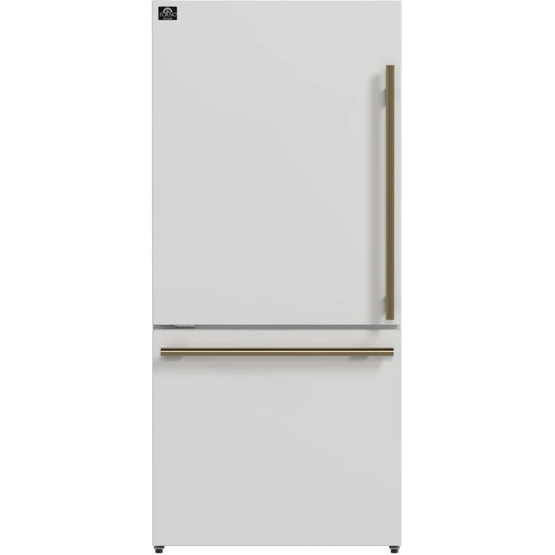 FFFFD1786-31WHT - REFRIGERATORS - Forno - Bottom Freezer - White - Open Box