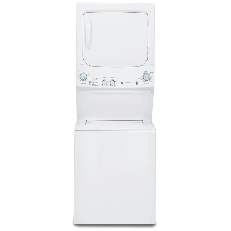 GUD24GSSMWW - LAUNDRY CENTERS - GE - Stacked Washer/Dryer - Gas - White - Open Box