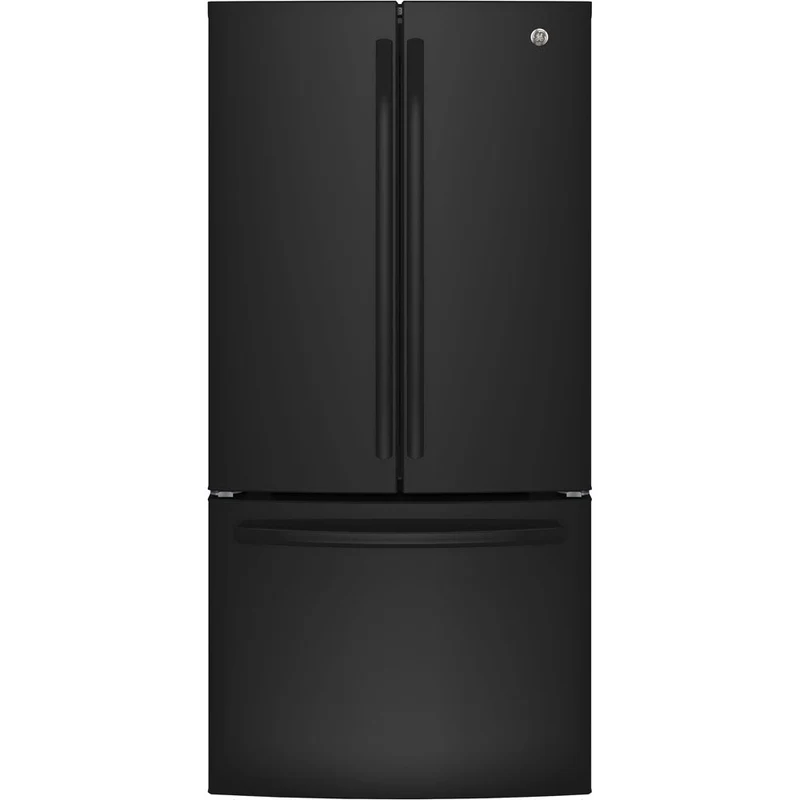 GWE19JGLBB - REFRIGERATORS - GE - French 3-Door - Black -Open Box