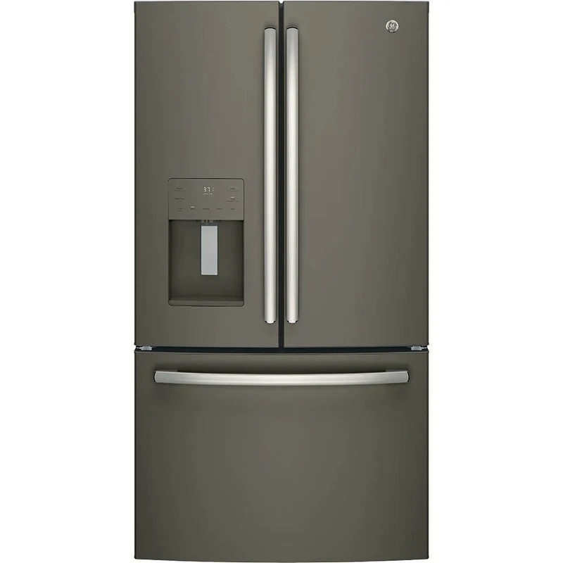 GFE26JMMES - REFRIGERATORS - GE - French 3-Door - Slate Grey - Open Box