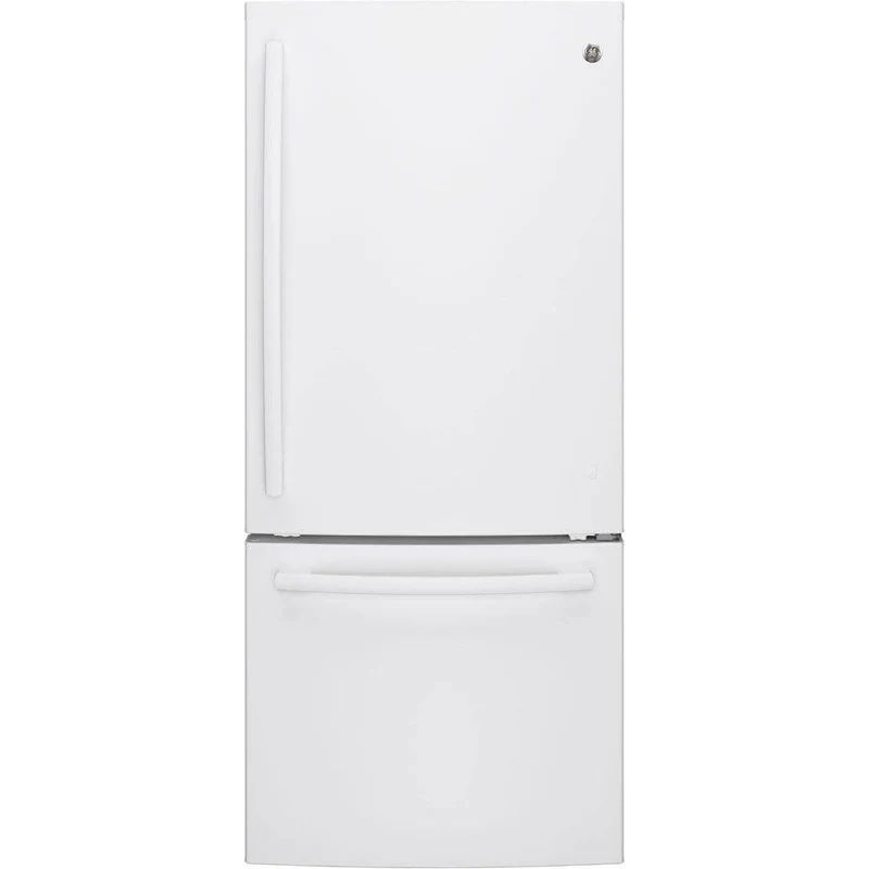 GDE21DGKWW - REFRIGERATORS - GE - Bottom Freezer - White - Open Box