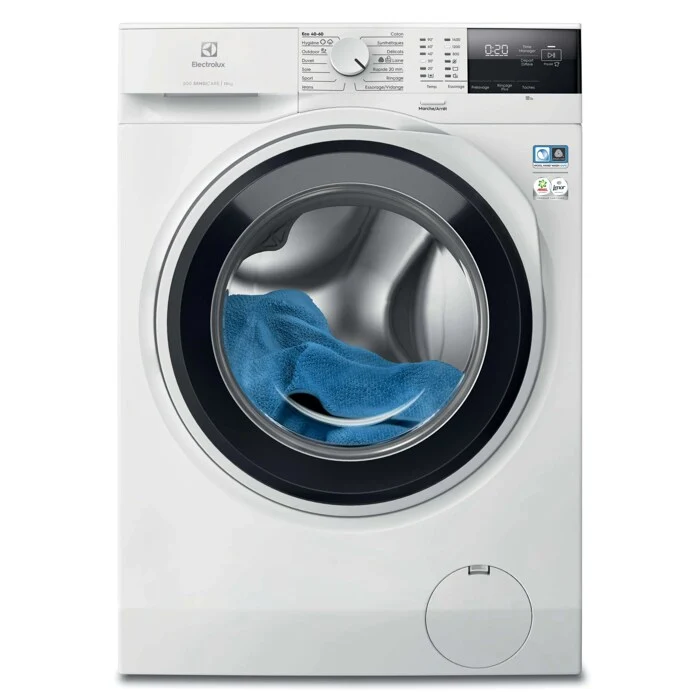 Lave-linge hublot Pose-libre 600 10 kg ELECTROLUX EW6FI4130SA