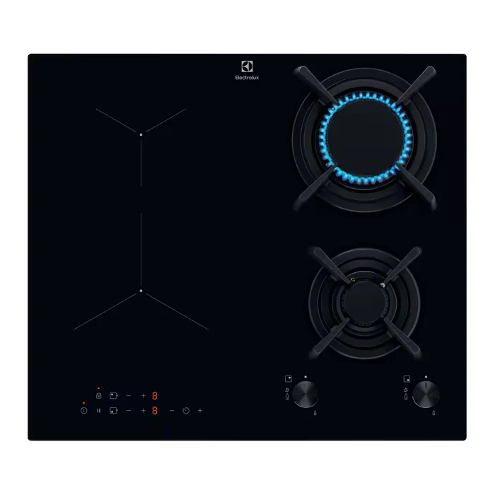 Plaque Mixte induction 4 foyers Mix Gas - Induction ELECTROLUX KDI640713K