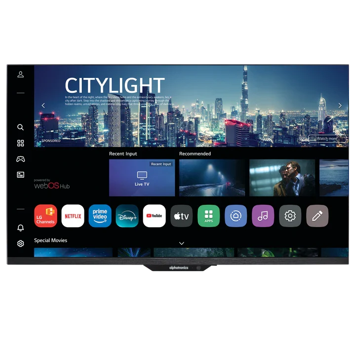Téléviseur combi DVD Mobile 22'' 55 cm Alphatronics SL-LINIE SL-22 DW