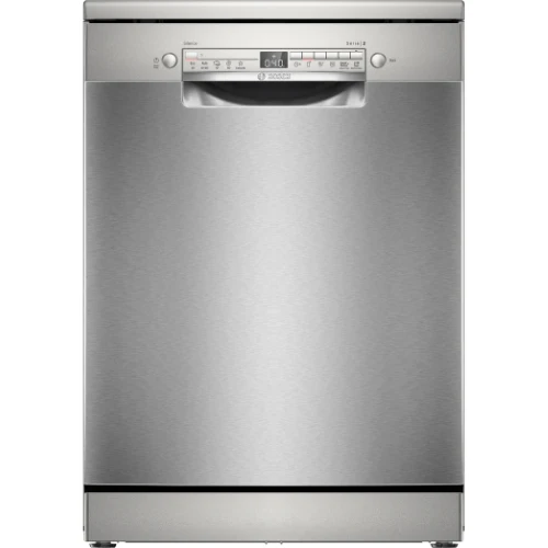 Série 2, Lave-vaisselle pose-libre, 60 cm, Acier brossé anti-traces SMS2HTI06E BOSCH