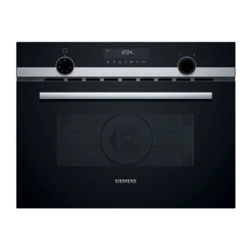 iQ500, Four combine micro-ondes avec hot air, 60 x 45 cm, Inox SIEMENS CM585AGS1