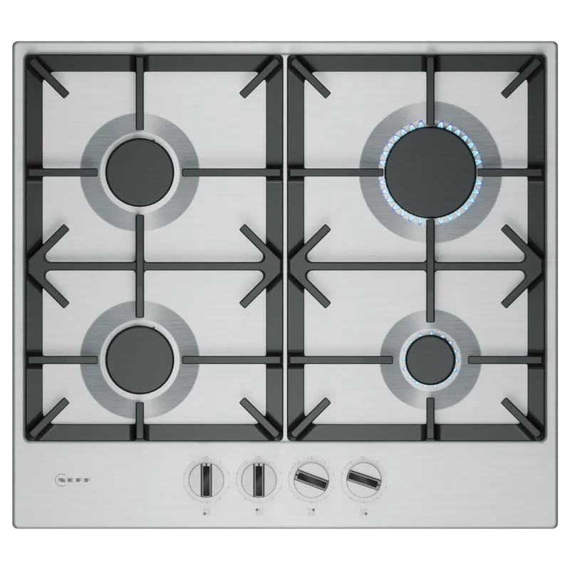 N 70, Table gaz, 60 cm, Inox NEFF T26CIP8N0