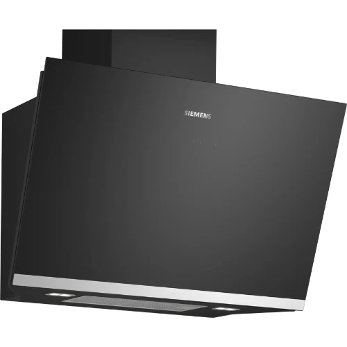 iQ500, Hotte murale, 80 cm, Noir avec finition en verre SIEMENS LC81KAN60