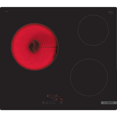 Série 4, Table électrique, 60 cm, Noir, sans cadre BOSCH PKM611BB8E