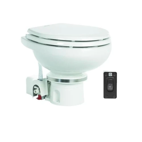 Toilettes à macérateur électriques à eau de mer, hauteur standard, 24 V Dometic MasterFlush MF 7160