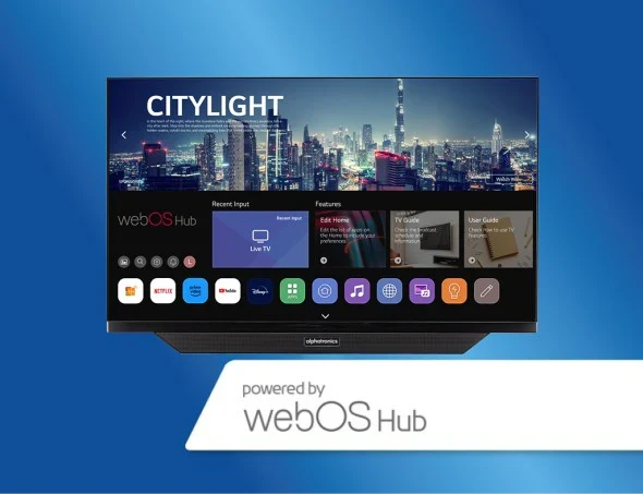 Téléviseur combi DVD Mobile 22'' 55 cm Alphatronics SLA-LINIE I SLA-22 DWS