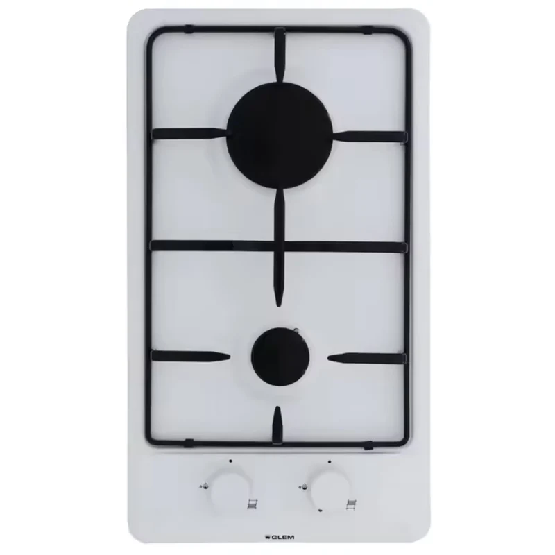 Table de cuisson gaz 2 feux butane Glem GT32GWH