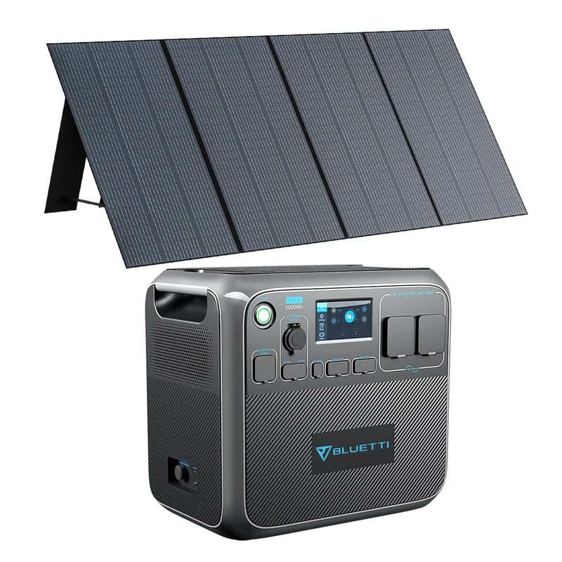 BLUETTI AC200P + PV350 Groupe électrogène solaire