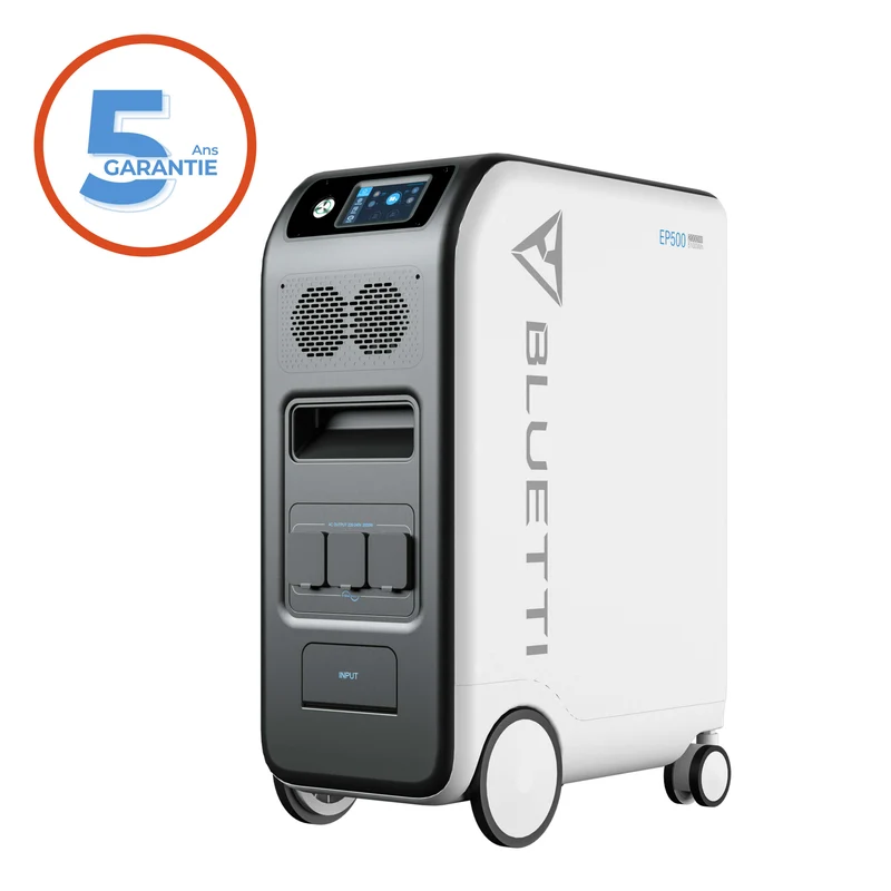 BLUETTI EP500 Batterie de secours domestique | 2000 W / 5100 Wh