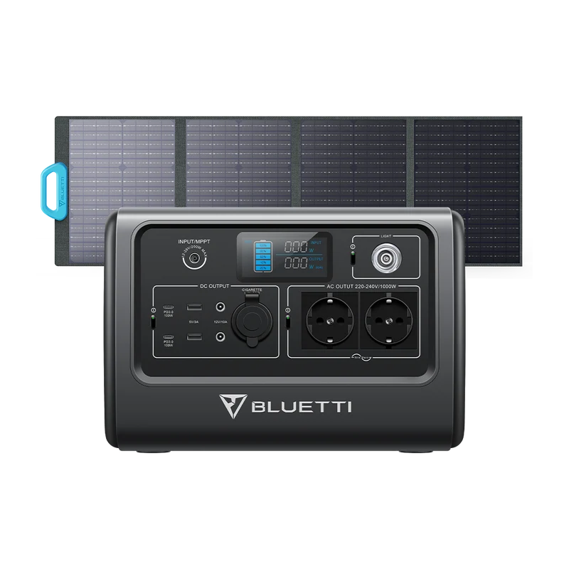 BLUETTI EB70 + PV120 Groupe électrogène solaire