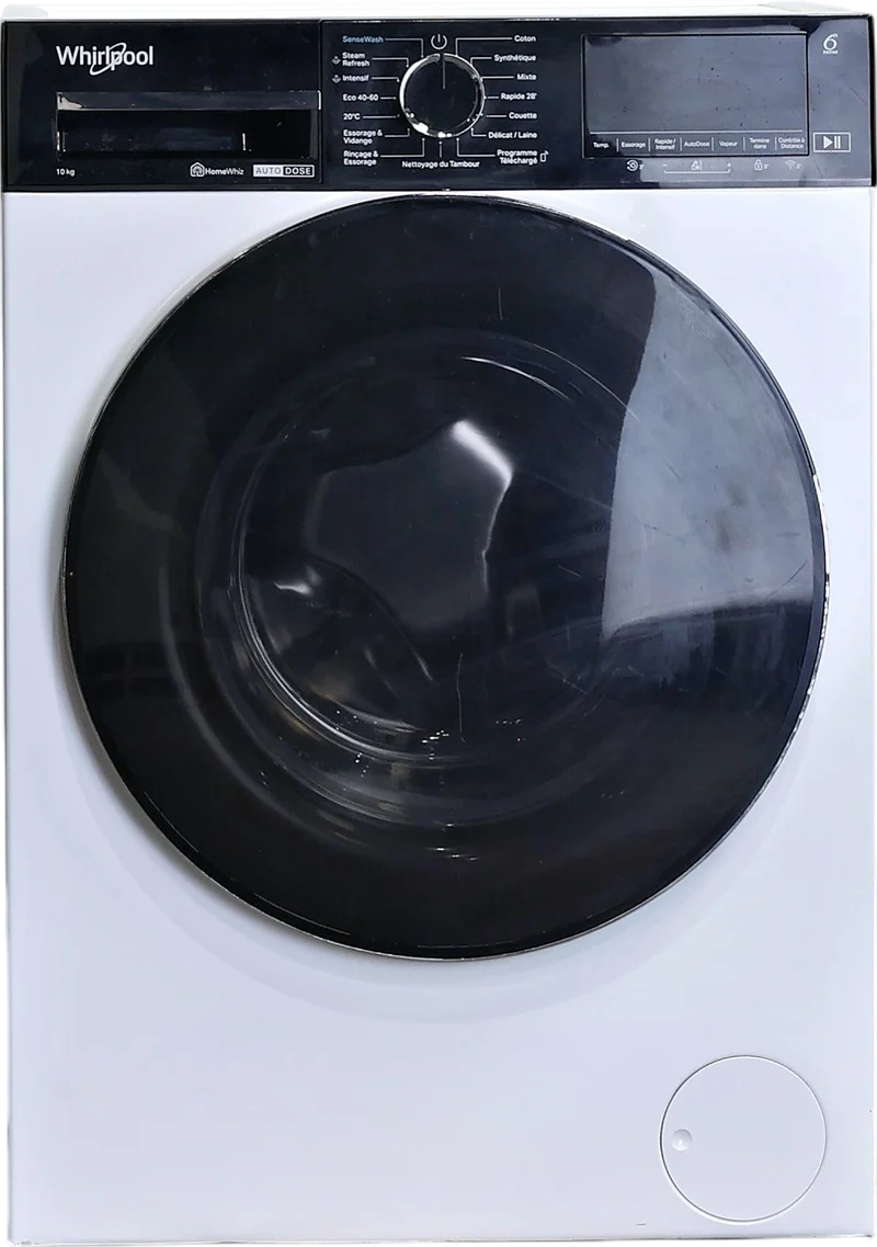 Lave-linge Hublot 10 kg WHIRLPOOL W0M011WADSFR