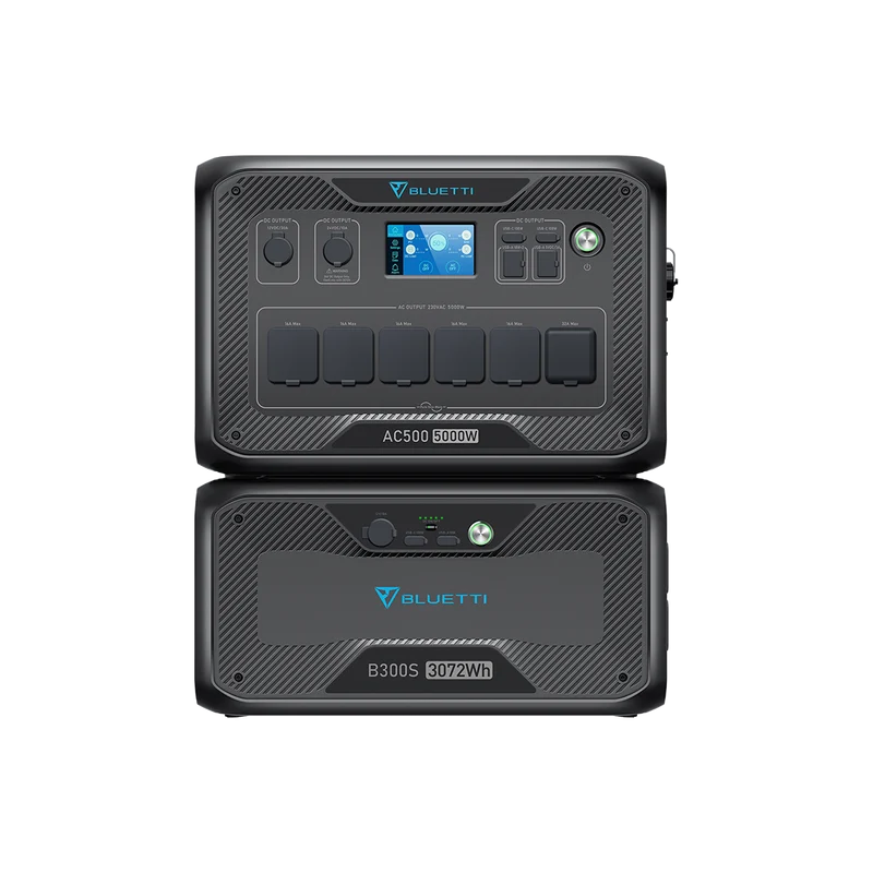 BLUETTI AC500+B300S Batterie de secours domestique | 5000 W / 3072 Wh
