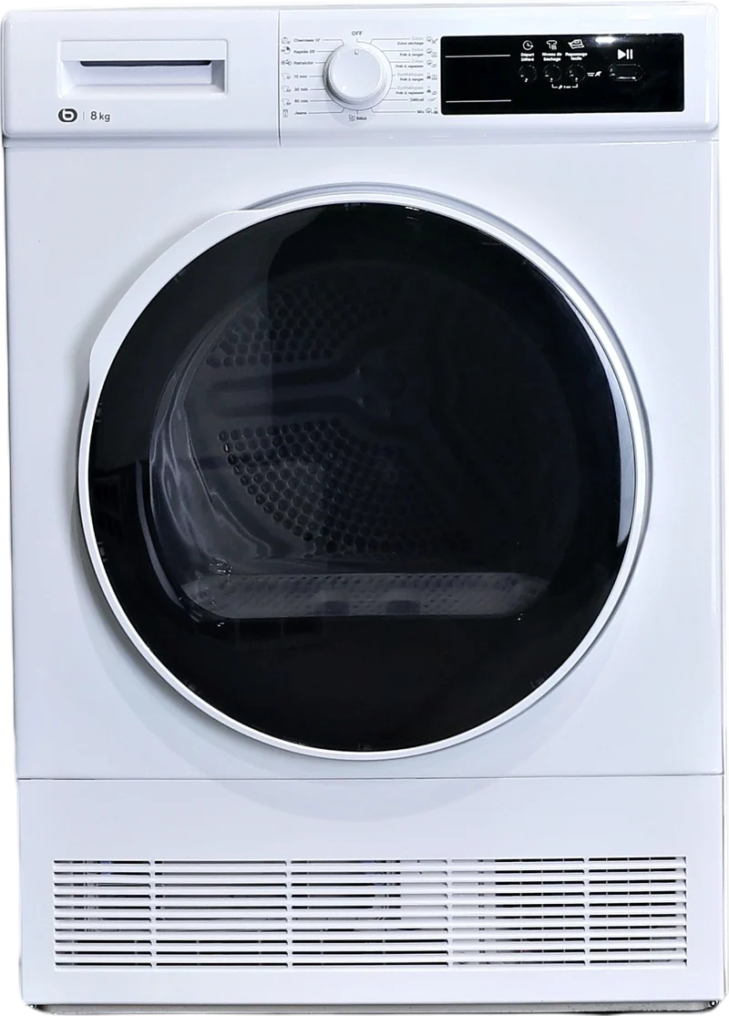 Seche-linge à Condensation 8 kg Reconditionné ESSENTIEL B ESLC8-6b