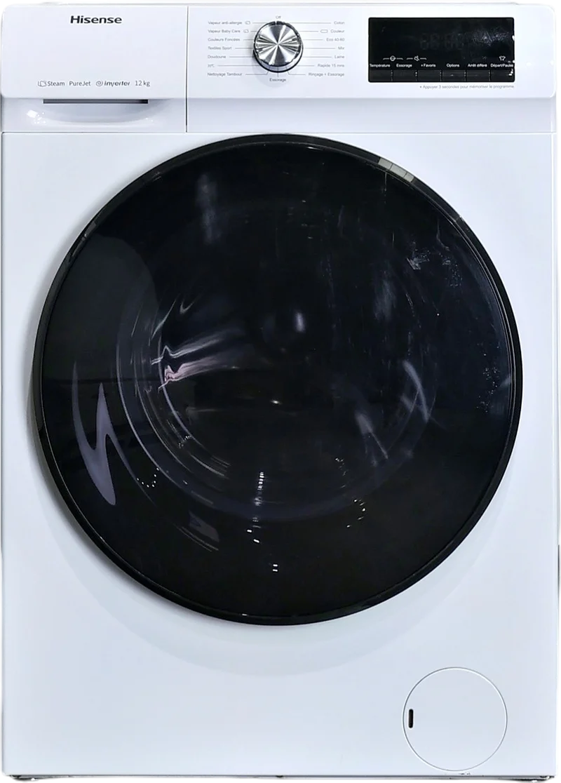 Lave-linge Hublot 12 kg Reconditionné HISENSE WFQA1214EVJM