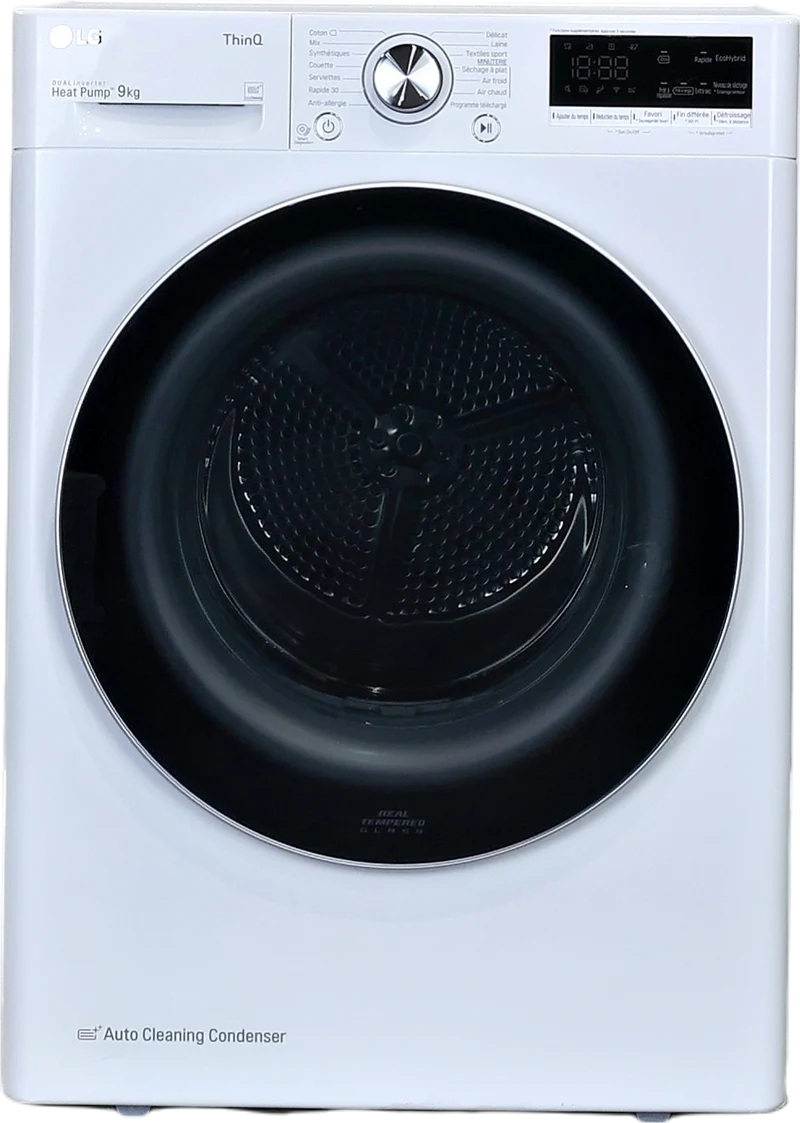 Seche-linge Pompe à Chaleur 9 kg Reconditionné LG RH9V71WH