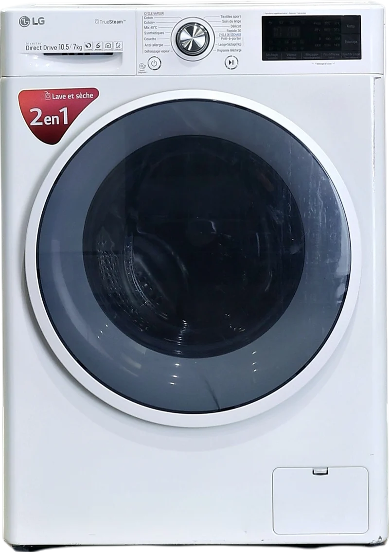 Lave-linge Sechant 10.5 kg Reconditionné LG F174J82WRHT