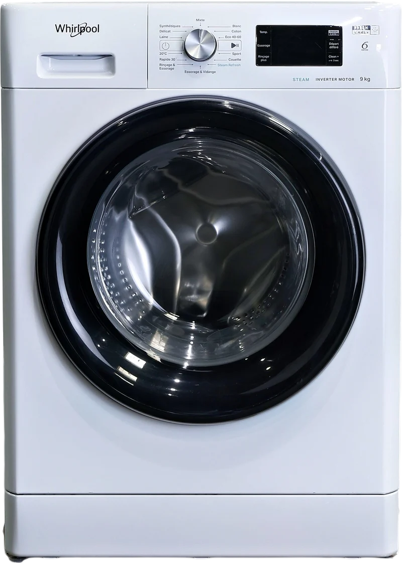 Lave-linge Hublot 9 kg Reconditionné WHIRLPOOL FFBP9489BVFR