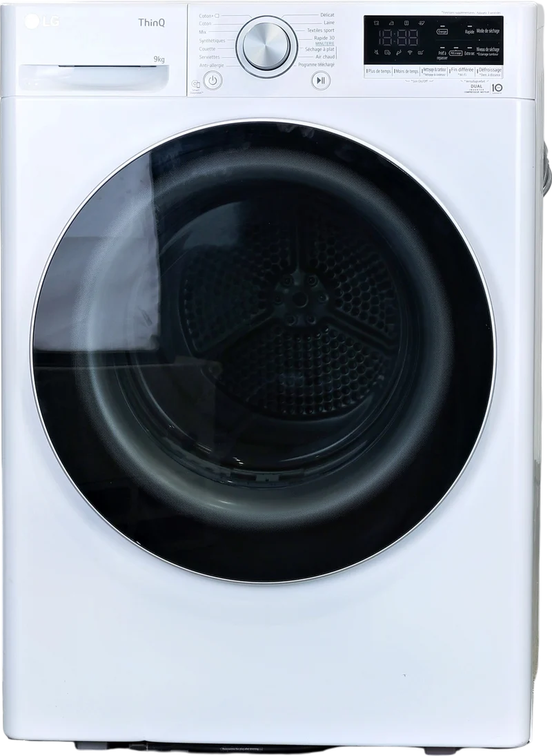 Seche-linge Pompe à Chaleur 9 kg Reconditionné LG RH9V51WH
