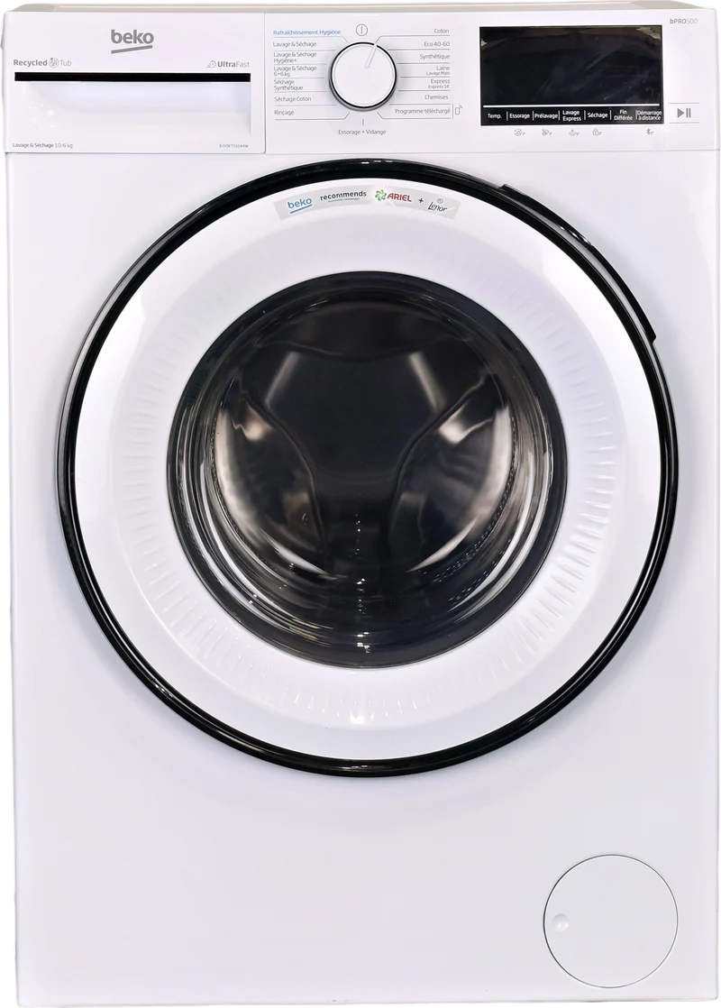 Lave-linge Sechant 10 kg Reconditionné BEKO B3YDFT51044W