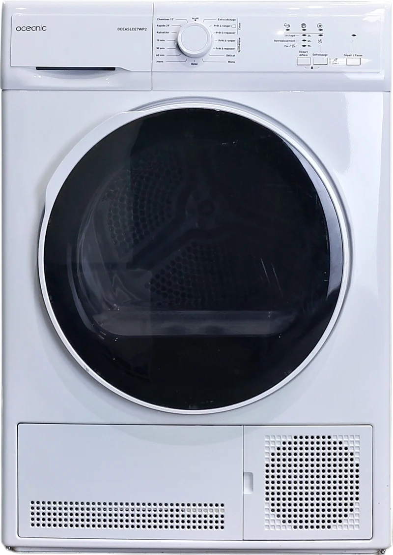 Seche-linge à Condensation 7 kg Reconditionné OCEANIC OCEASLCE7WP2