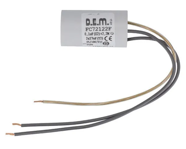 Condensateur de travail avec câble 0,1MF 275V