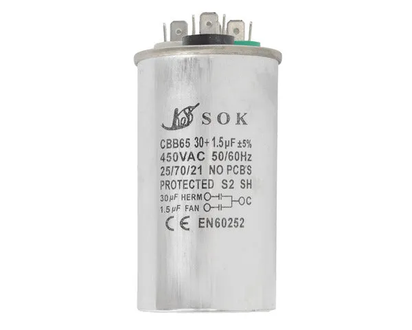 Condensateur travail 30µf + 1,5µf 450V