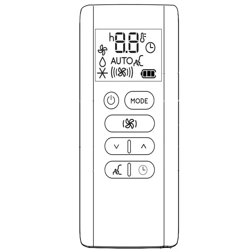 DeLonghi télécommande climatisation AS00005249