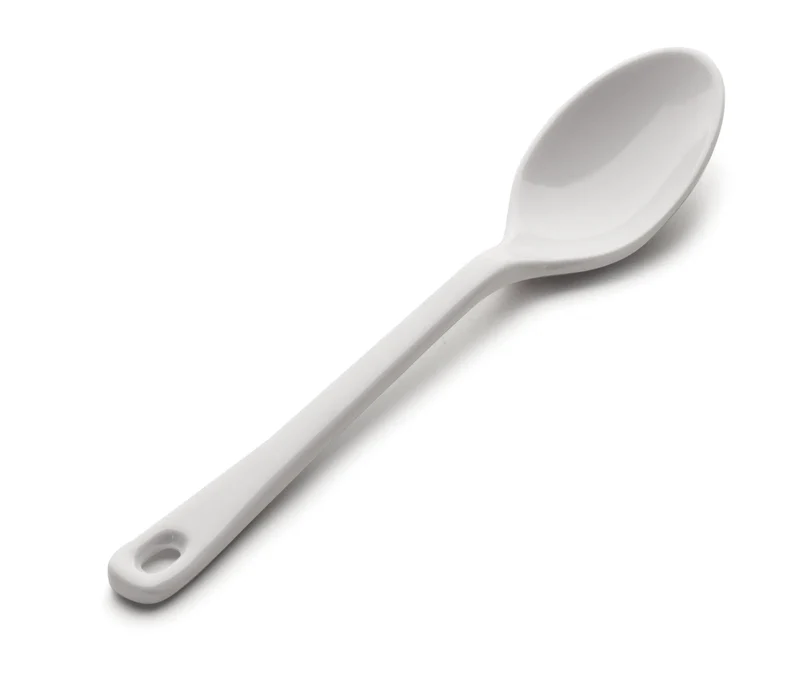 LACOR Cuillère Lisse Mélamine Classique 18cm Réf. 63600 - Résistante et Compatible Lave-Vaisselle