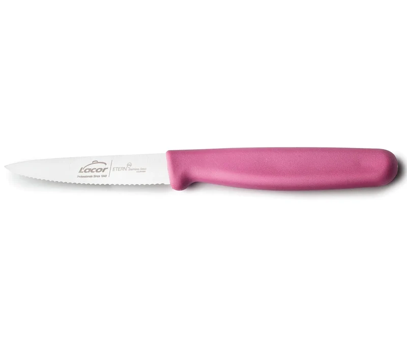 LACOR Couteau d'office dentelé Etern Magenta 39231