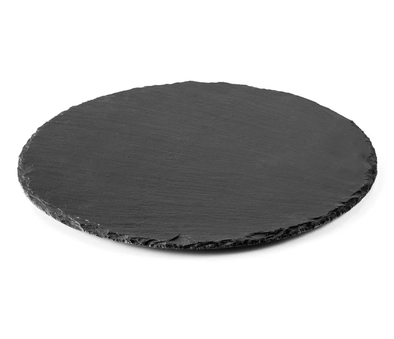 Plateau rond en ardoise naturelle LACOR 61070