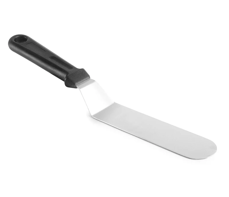 LACOR Spatule Coudée - Acier Inoxydable 18/10 pour Hôtellerie et Usage Domestique