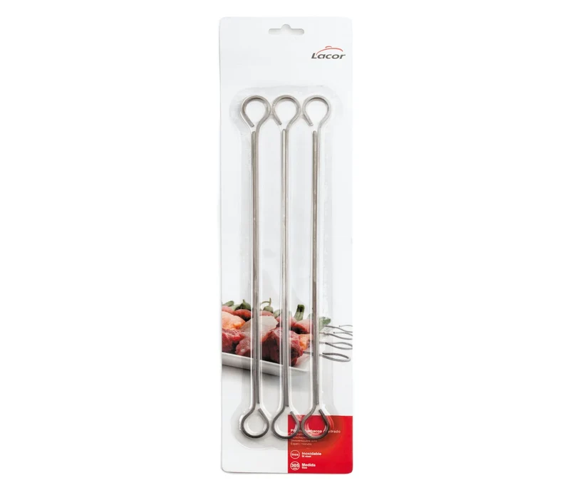 Ensemble de 6 brochettes marocaines LACOR en acier inoxydable 62446