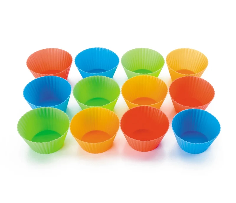 Ensemble LACOR de 12 moules à muffins en silicone 66745