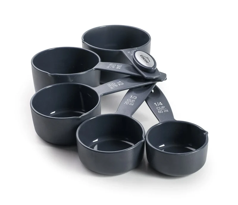 Ensemble de 5 casseroles mesureuses grises LACOR 67036