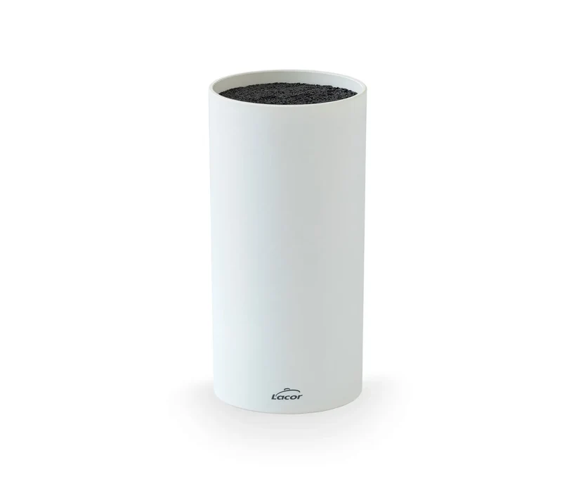LACOR Support de couteaux Blanc 39037